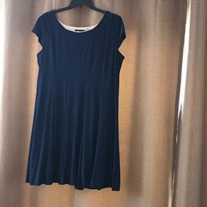 NWOT. Blue cut out dress